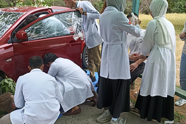 На международной студенческой олимпиаде по морфологии и практическим навыкам